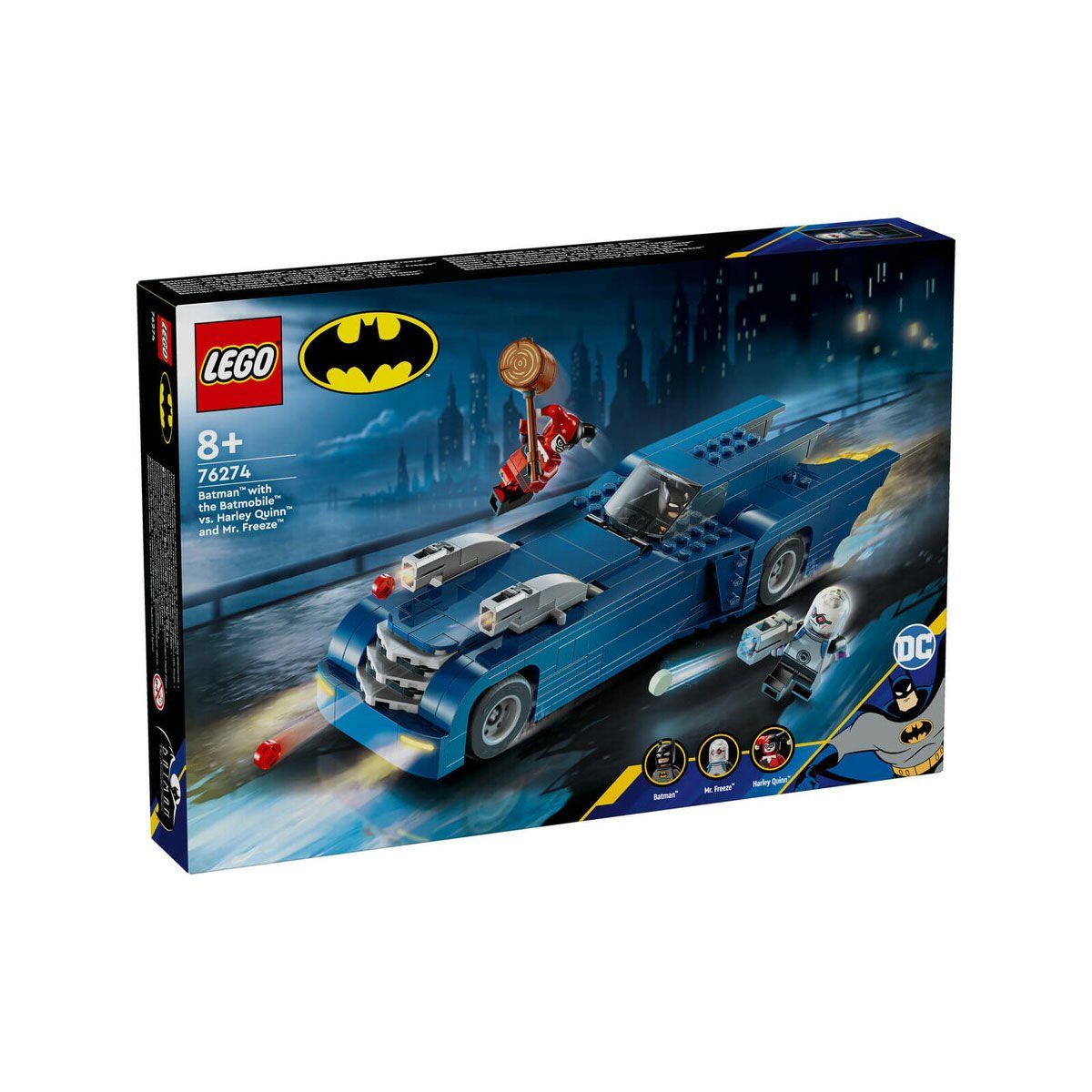 Lego-Lego Marvel Batmobile Batman Harley Quinn Ve Mr. Freeze 435 Parça +8 Yaş-Lego Marvel-1-Milagron.com