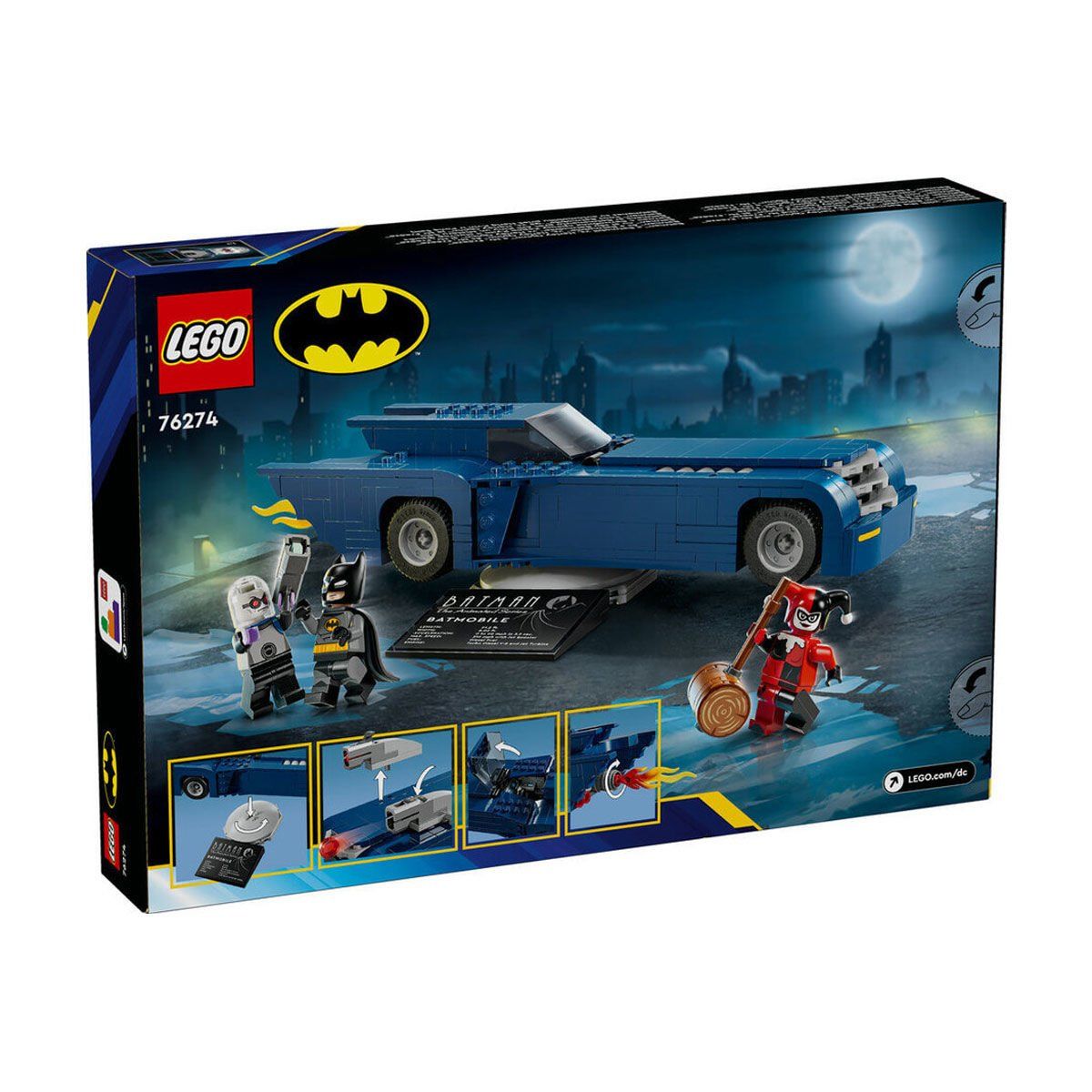Lego-Lego Marvel Batmobile Batman Harley Quinn Ve Mr. Freeze 435 Parça +8 Yaş-Lego Marvel-5-Milagron.com