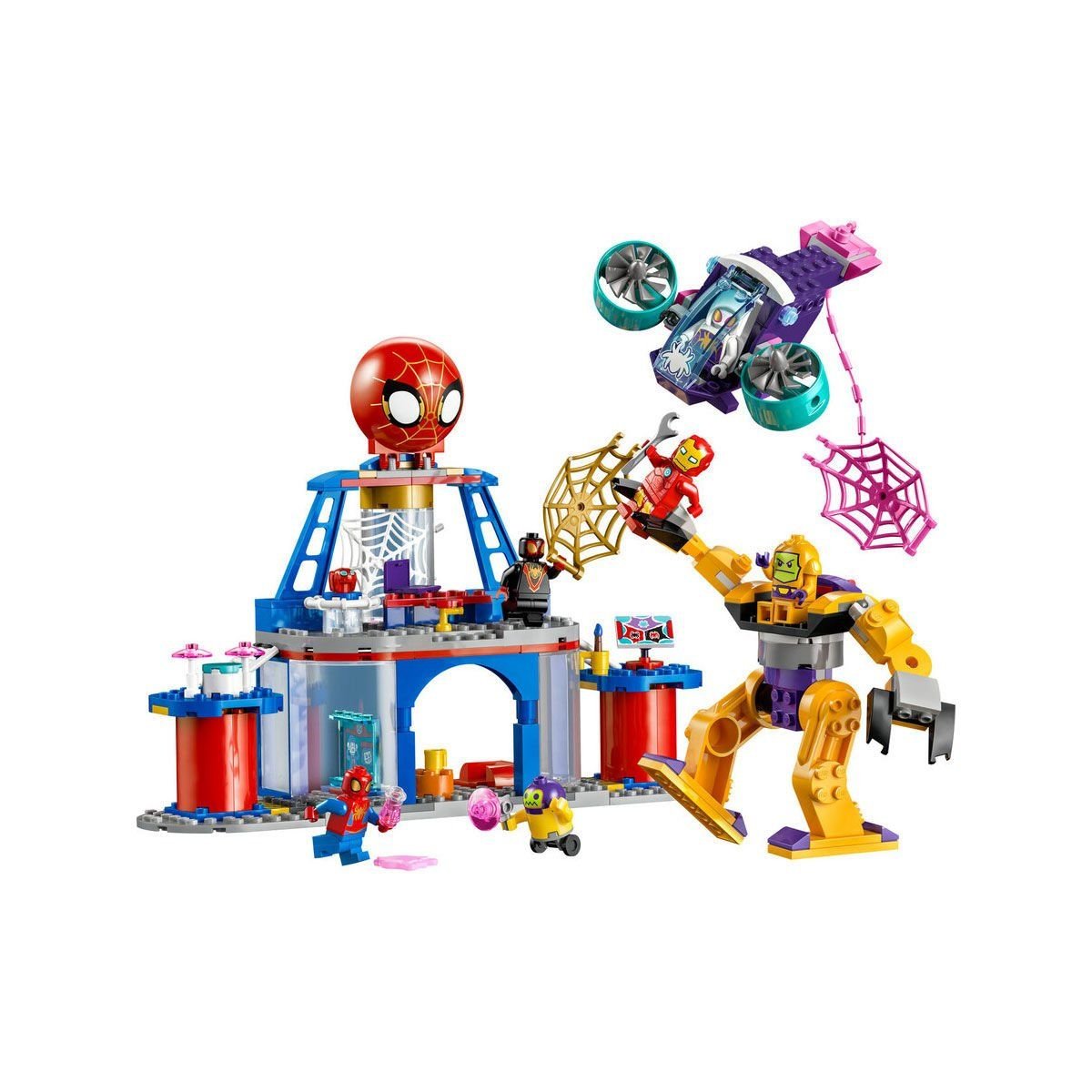Lego-Lego Marvel Spidey Spidey Takımı Ağ Örücü Karargahı 193 Parça +4 Yaş-Lego Marvel-2-Milagron.com