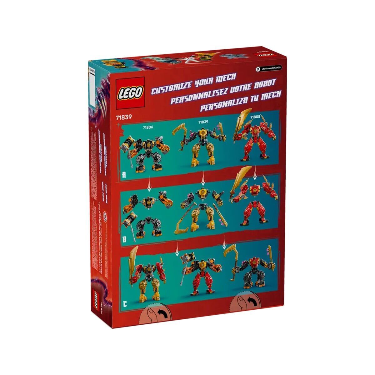 71839 Lego Ninjago Arin'In Spinjitzu Savaş Robotu 213 Parça +7 Yaş