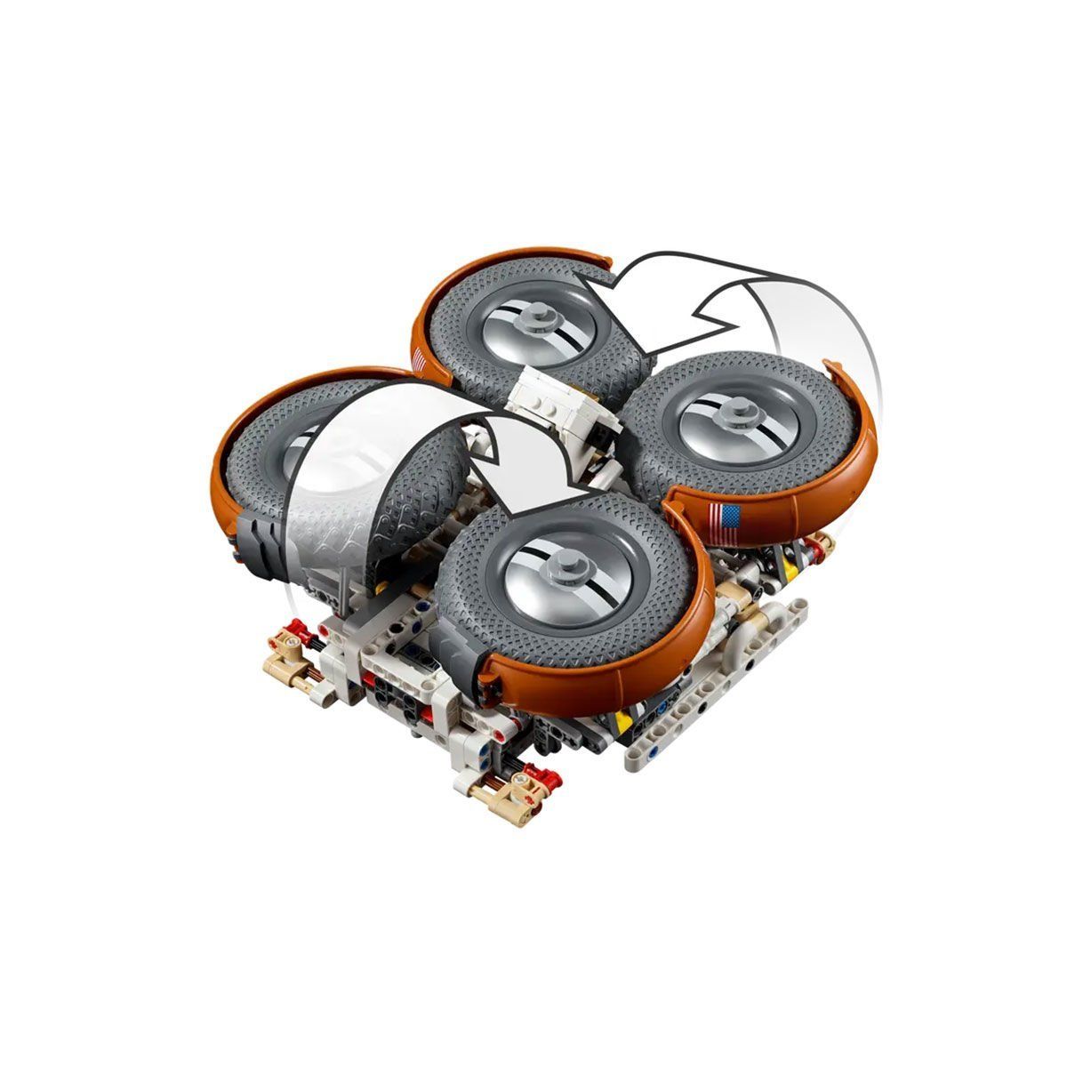 Lego-Lego Technic Nasa Apollo Ay Taşıtı Lrv 1913 Parça +18 Yaş-Lego Technic-4-Milagron.com