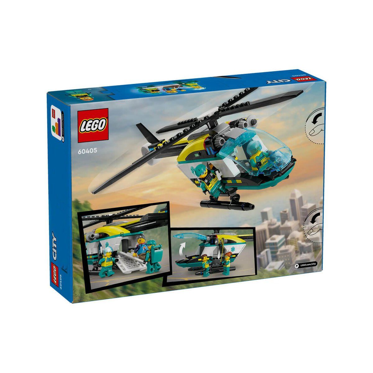 Lego-Lego® City Acil Kurtarma Helikopteri 226 Parça +6 Yaş-Lego City-6-Milagron.com