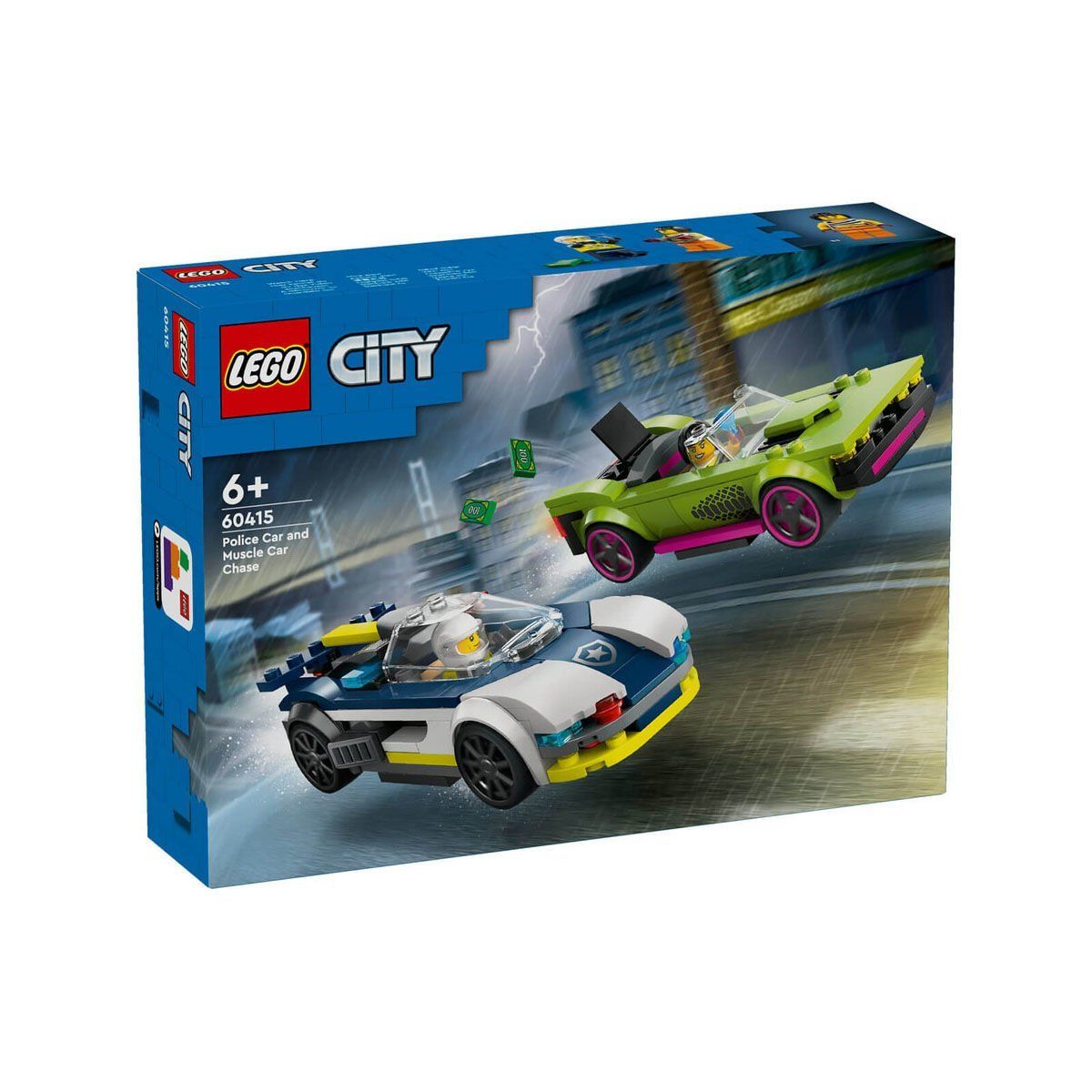 Lego-Lego® City Polis Arabası Ve Spor Araba Takibi 213 Parça +6 Yaş-Lego City-1-Milagron.com