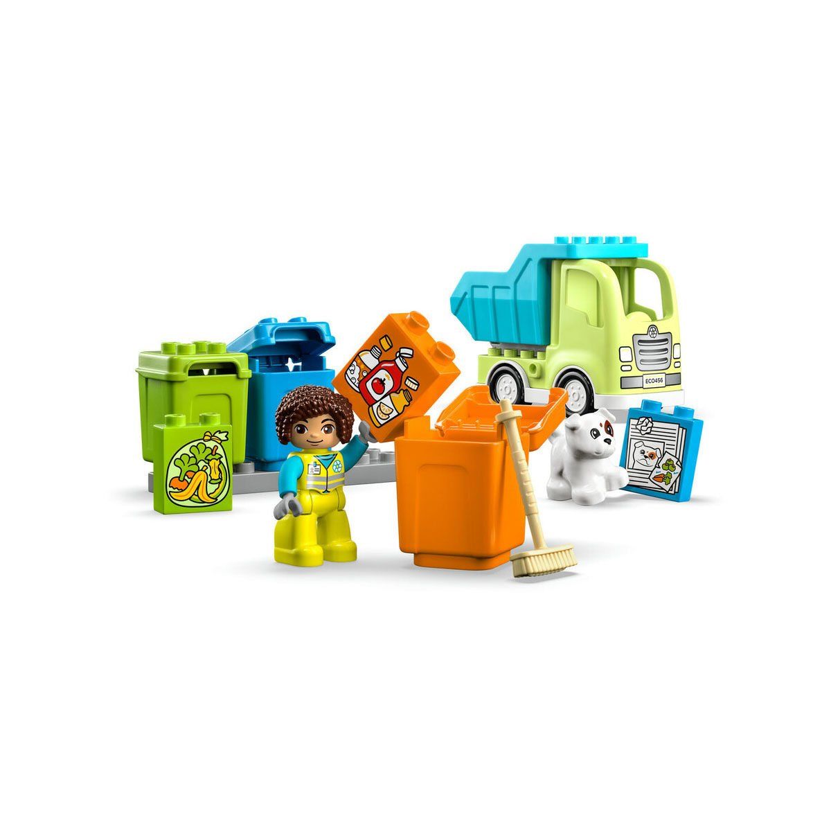 Lego-Lego® Duplo® Geri Dönüşüm Kamyonu 15 Parça +2 Yaş-Lego Duplo-2-Milagron.com