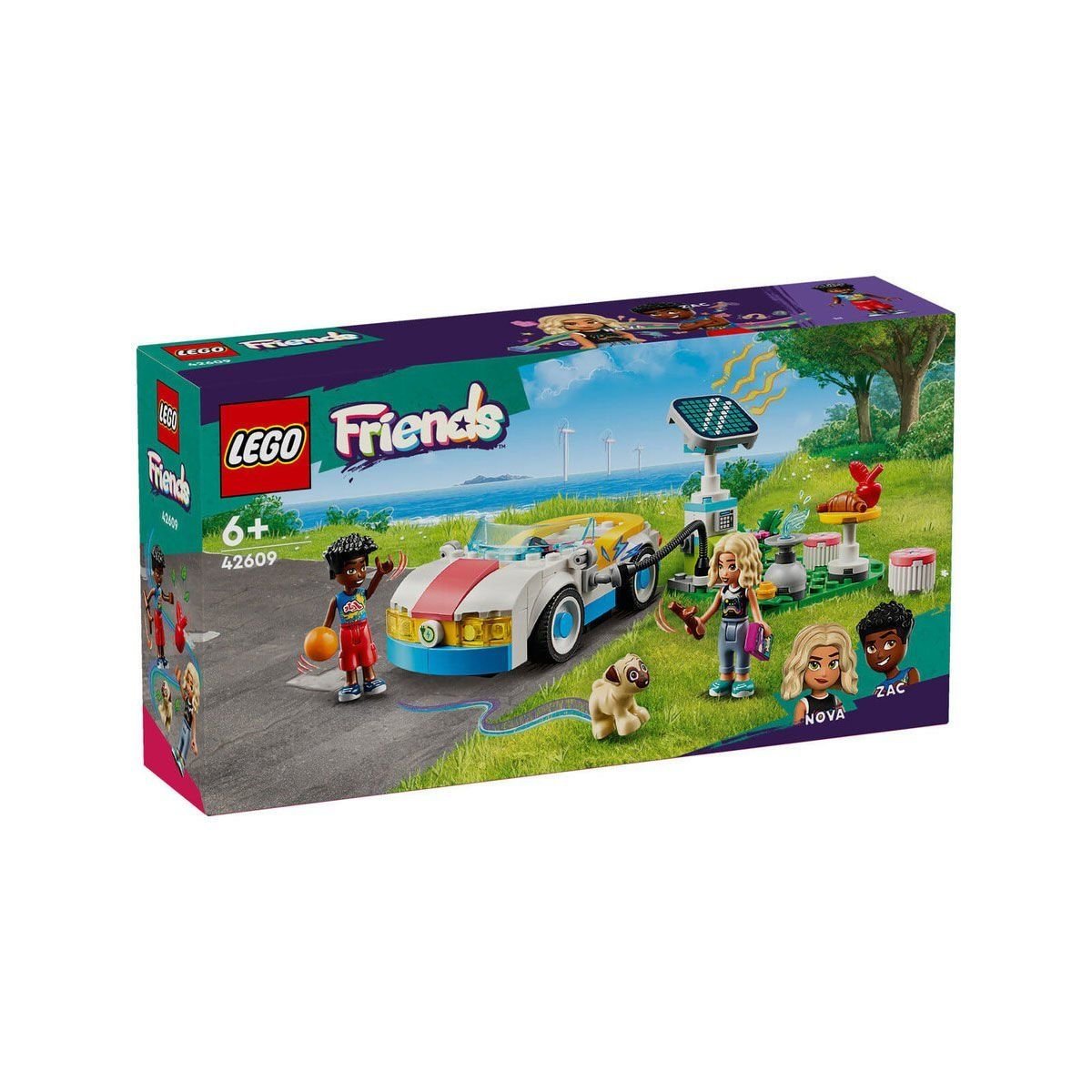 Lego-Lego® Friends Elektrikli Araba Ve Şarj İstasyonu 170 Parça +6 Yaş-Lego Friends-1-Milagron.com