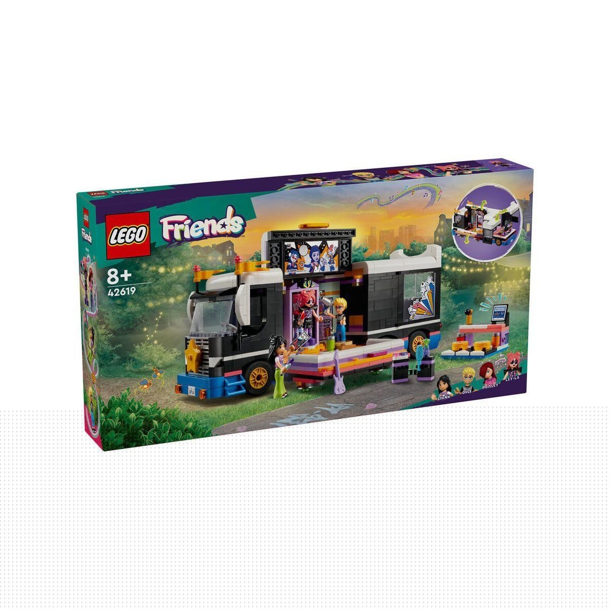 Lego-Lego® Friends Pop Star Turne Otobüsü 845 Parça +8 Yaş-Lego Friends-1-Milagron.com