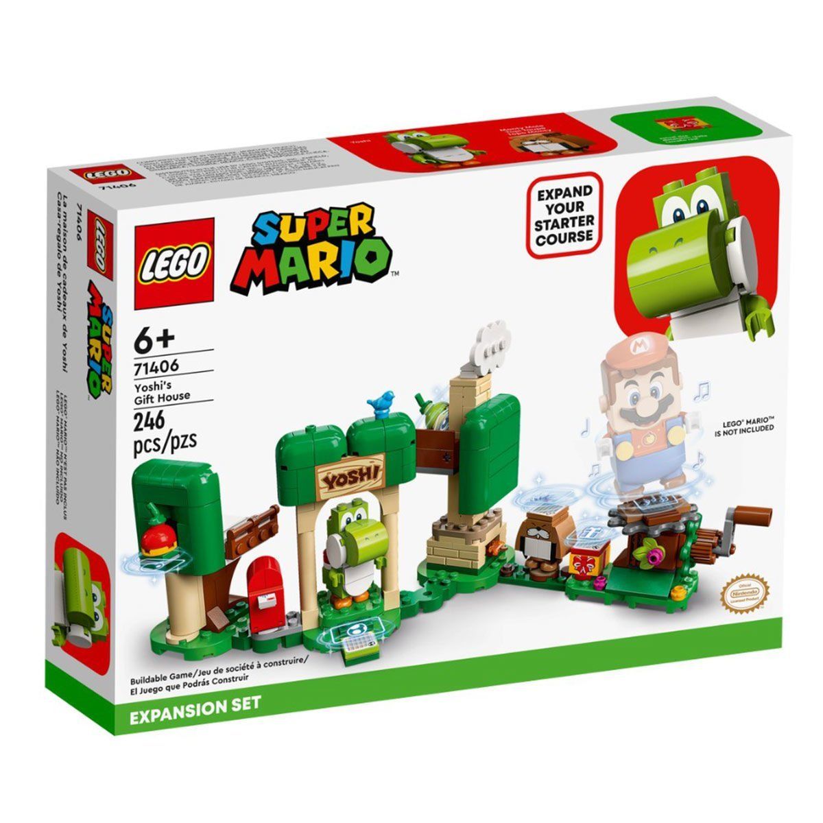 Lego-Lego® Super Mario Yoshi'nin Hediye Evi Ek Macera Seti 246 Parça +6 Yaş-Lego Super Mario-1-Milagron.com