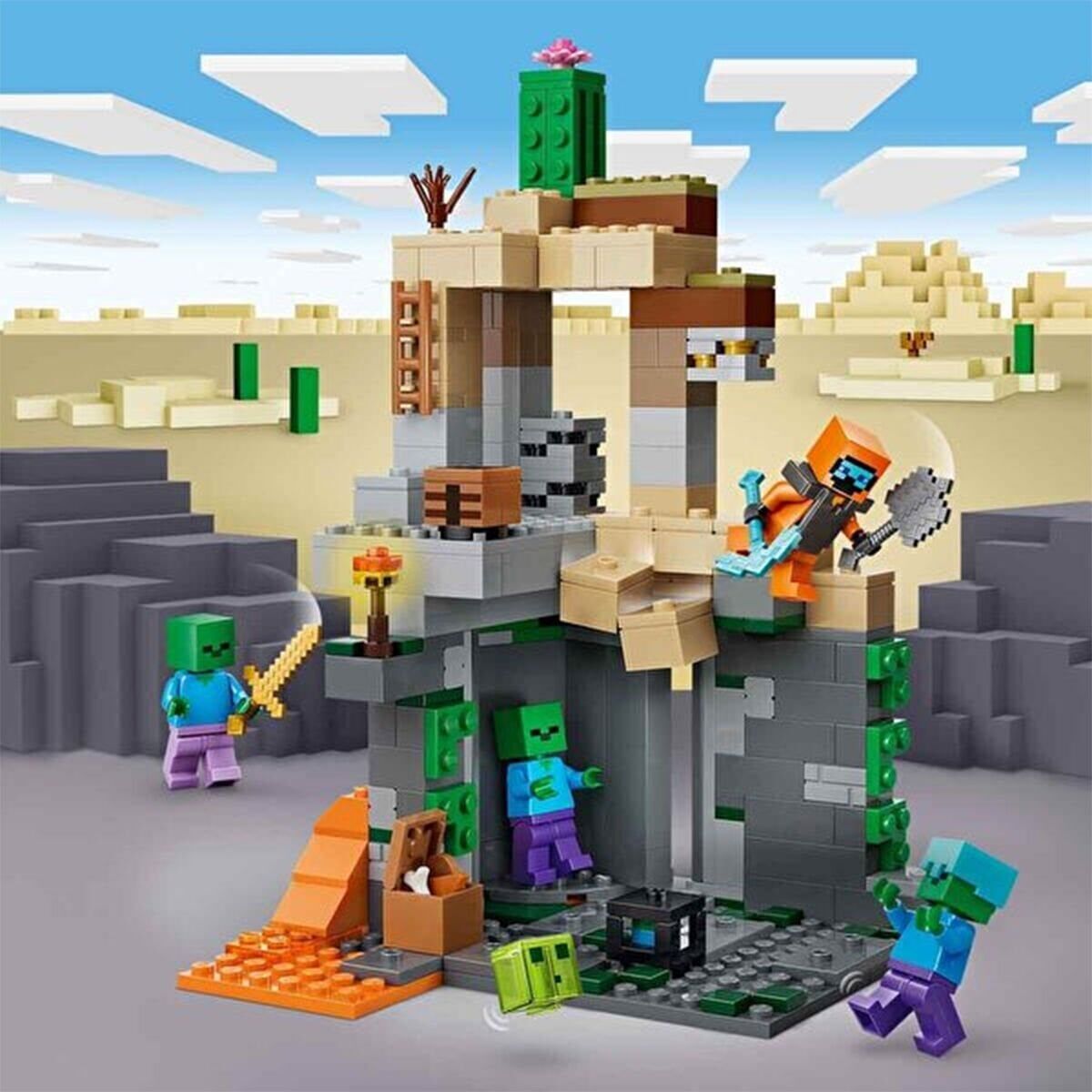 21587 Lego Minecraft Zombi Zindanı 284 Parça +8 Yaş