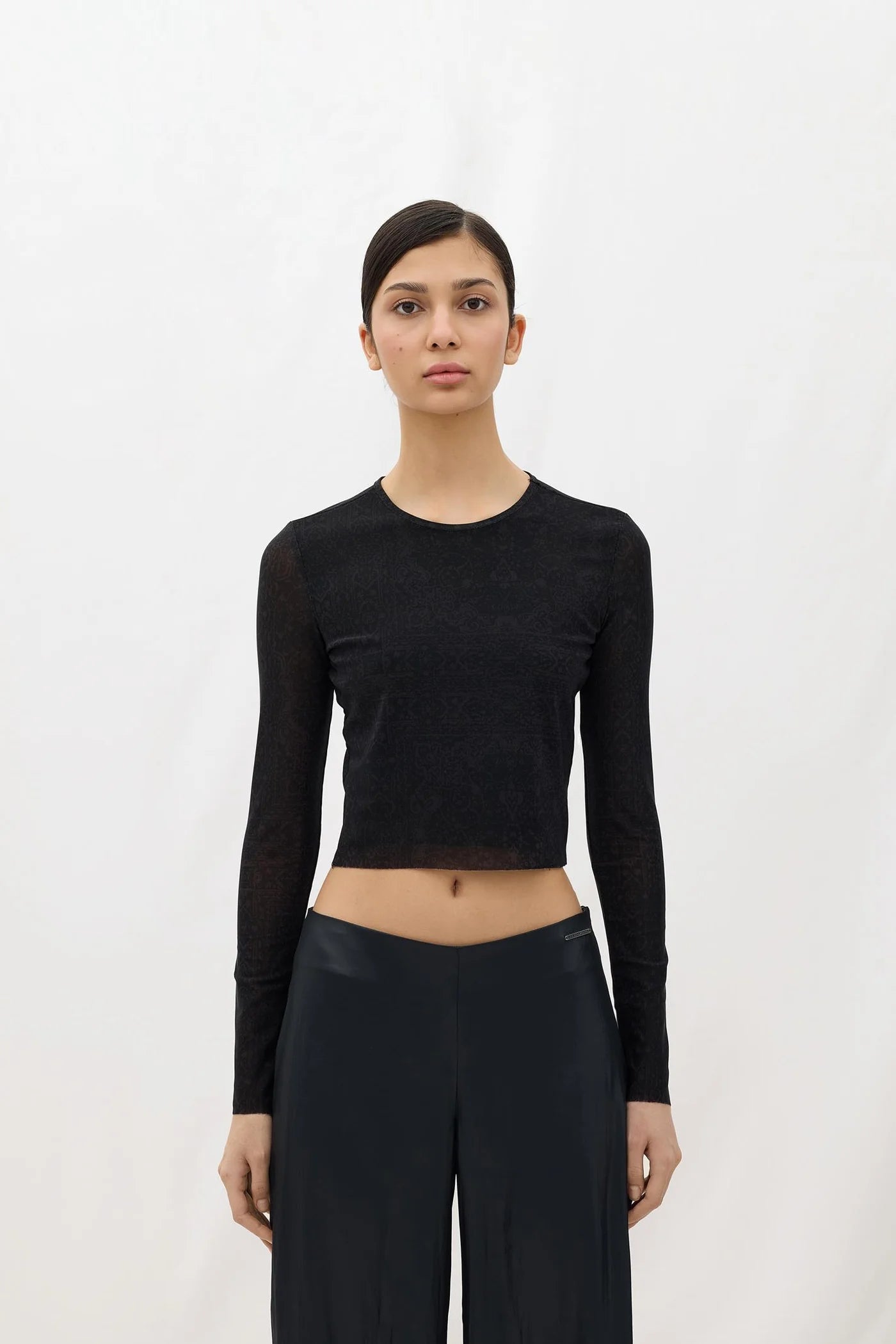 Les Benjamins-Blouse 001-Crop Top-1-Milagron.com