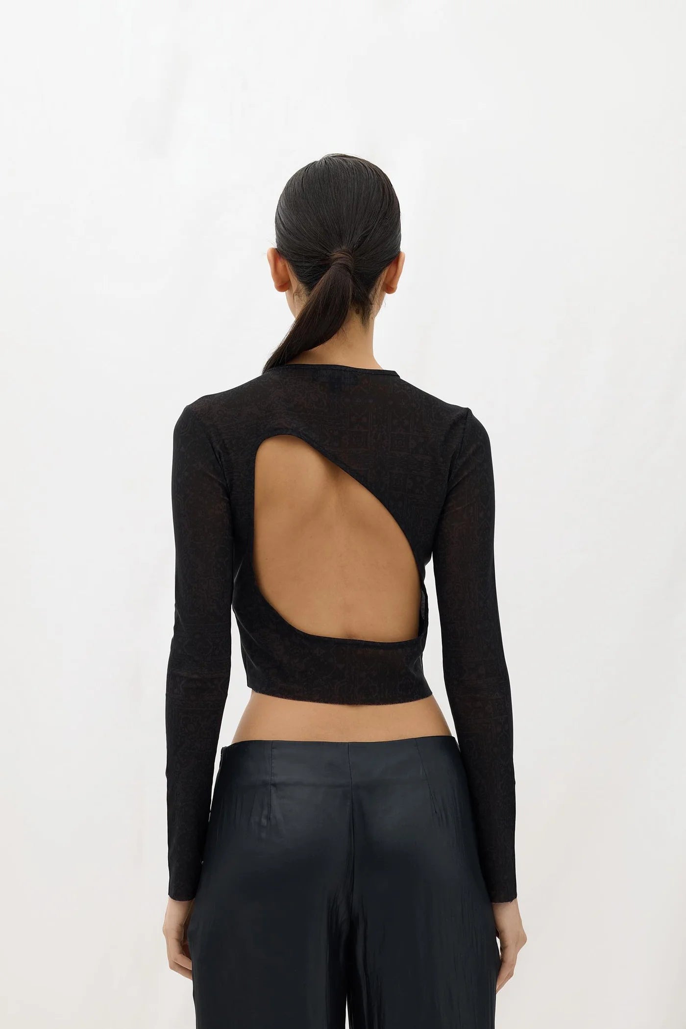 Les Benjamins-Blouse 001-Crop Top-3-Milagron.com