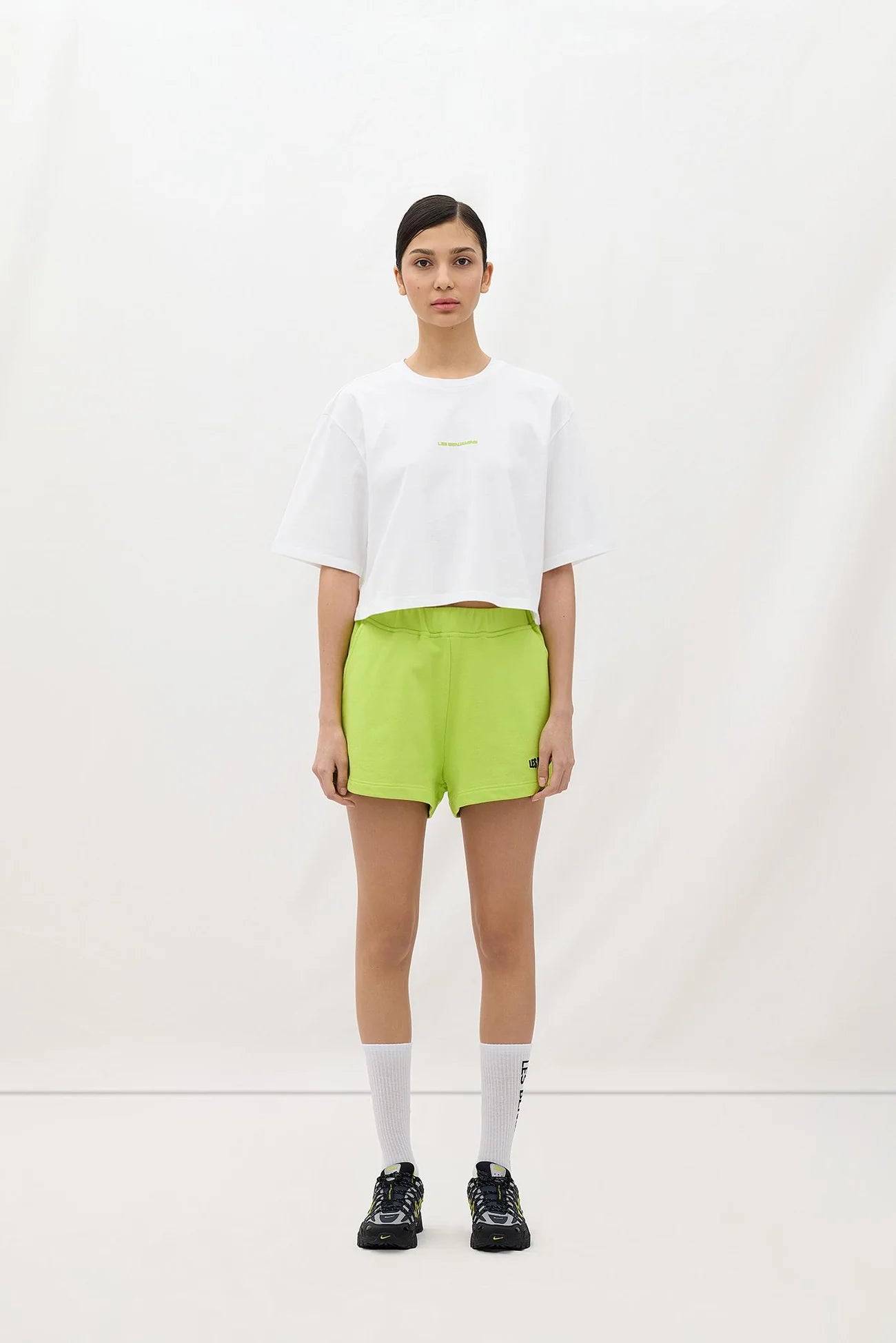 Les Benjamins-Crop Oversized Tee 022-Crop Top-3-Milagron.com
