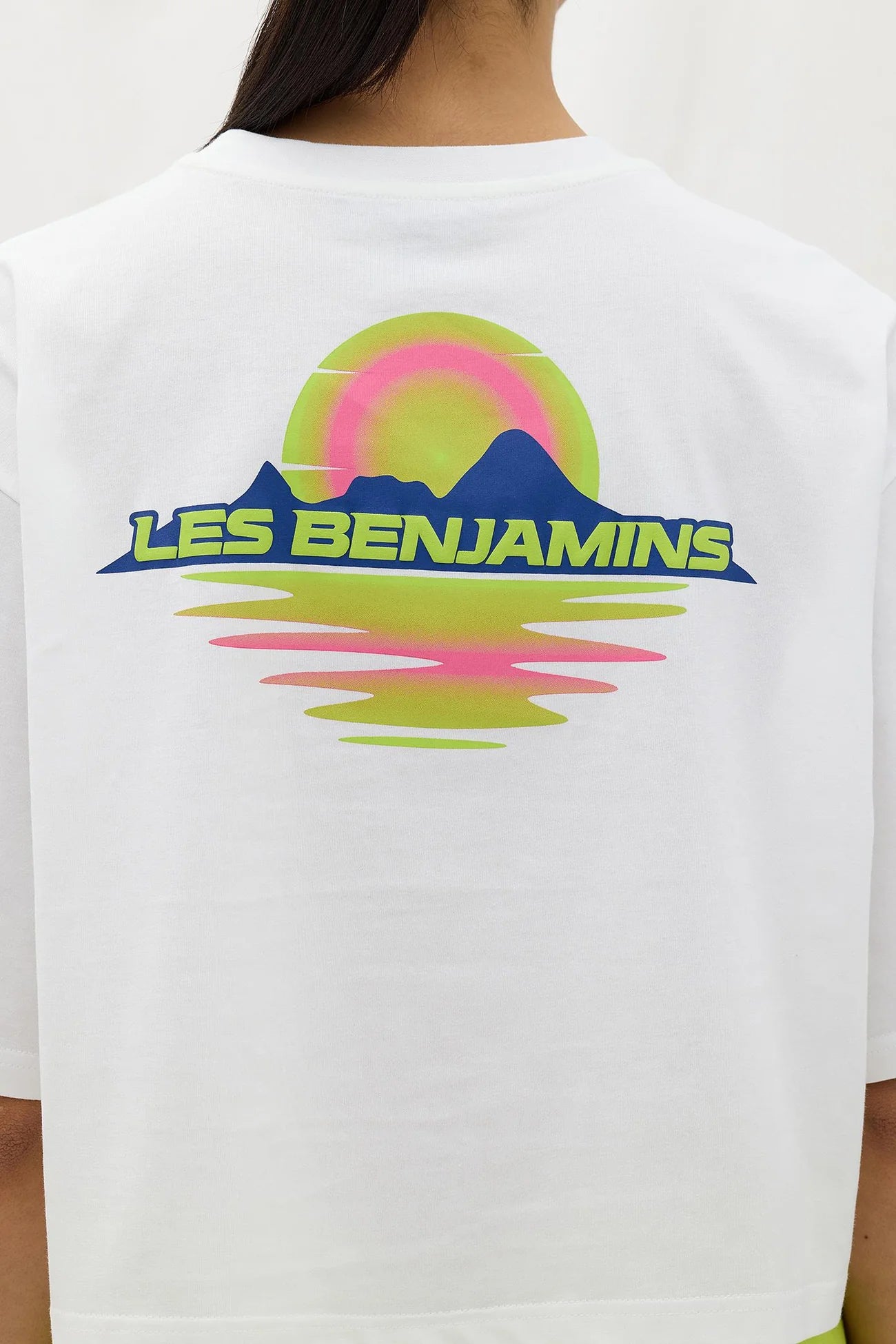 Les Benjamins-Crop Oversized Tee 022-Crop Top-5-Milagron.com