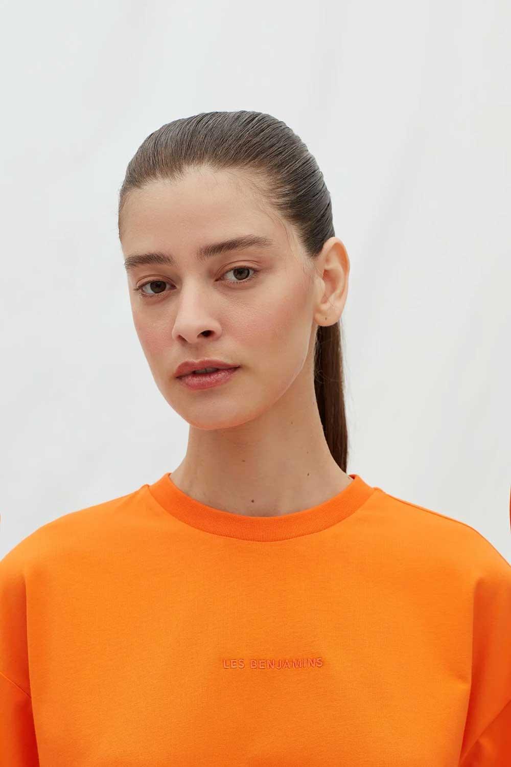 Les Benjamins-Cropped Oversized Tee 002-T-Shirts-6-Milagron.com