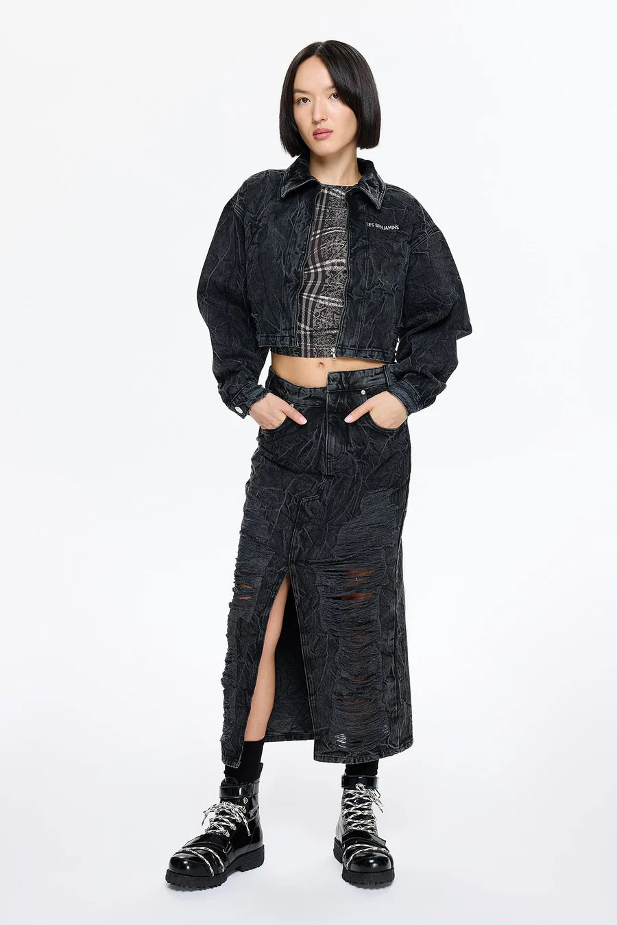 Les Benjamins-Denim Jacket 004-Ceket-3-Milagron.com