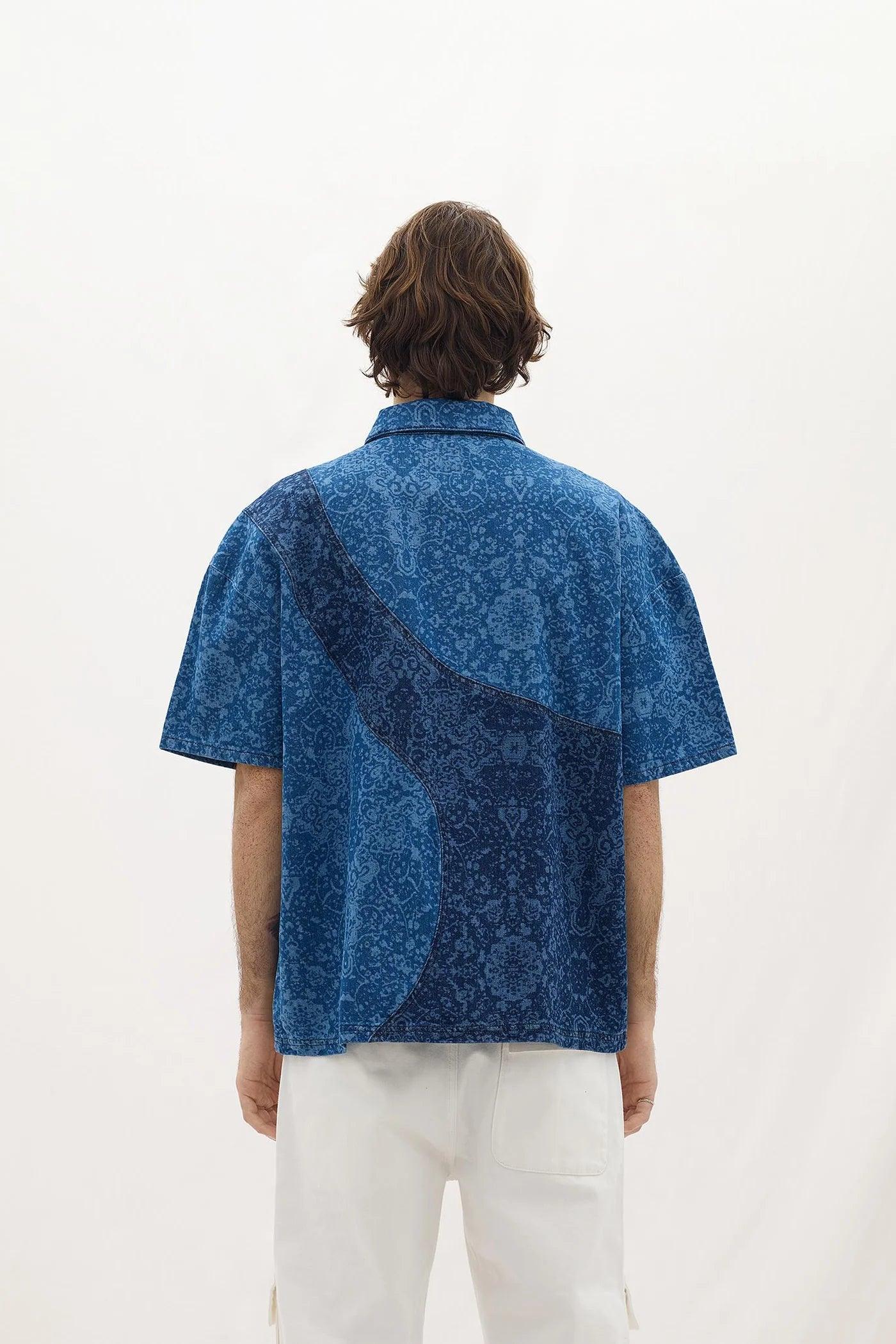 Les Benjamins-Denim Polo Tee 001-T-Shirts-4-Milagron.com