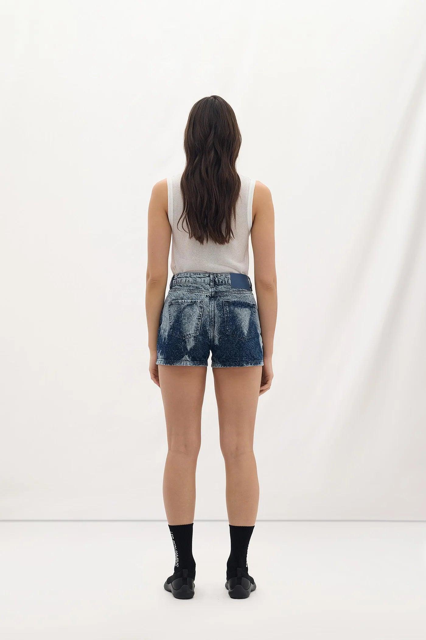 Les Benjamins-Denim Short 003-Şort-3-Milagron.com