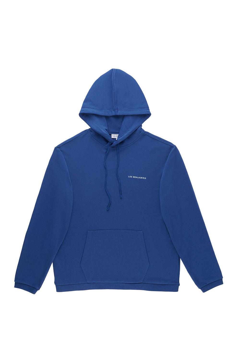 Les Benjamins-Hoodie 002 - Navy-Sweatshirts & Hoodies-2-Milagron.com
