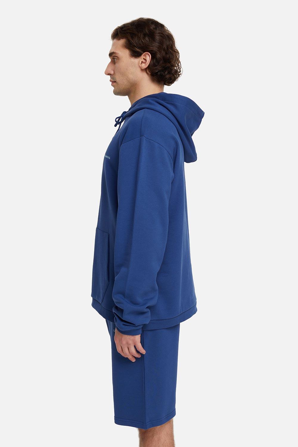 Les Benjamins-Hoodie 002 - Navy-Sweatshirts & Hoodies-3-Milagron.com