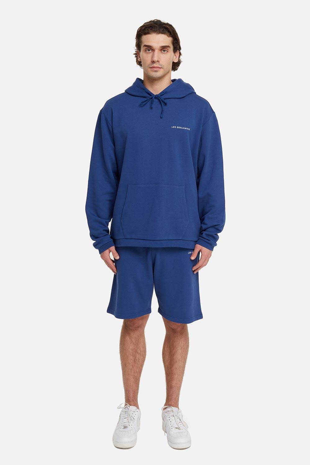 Les Benjamins-Hoodie 002 - Navy-Sweatshirts & Hoodies-5-Milagron.com