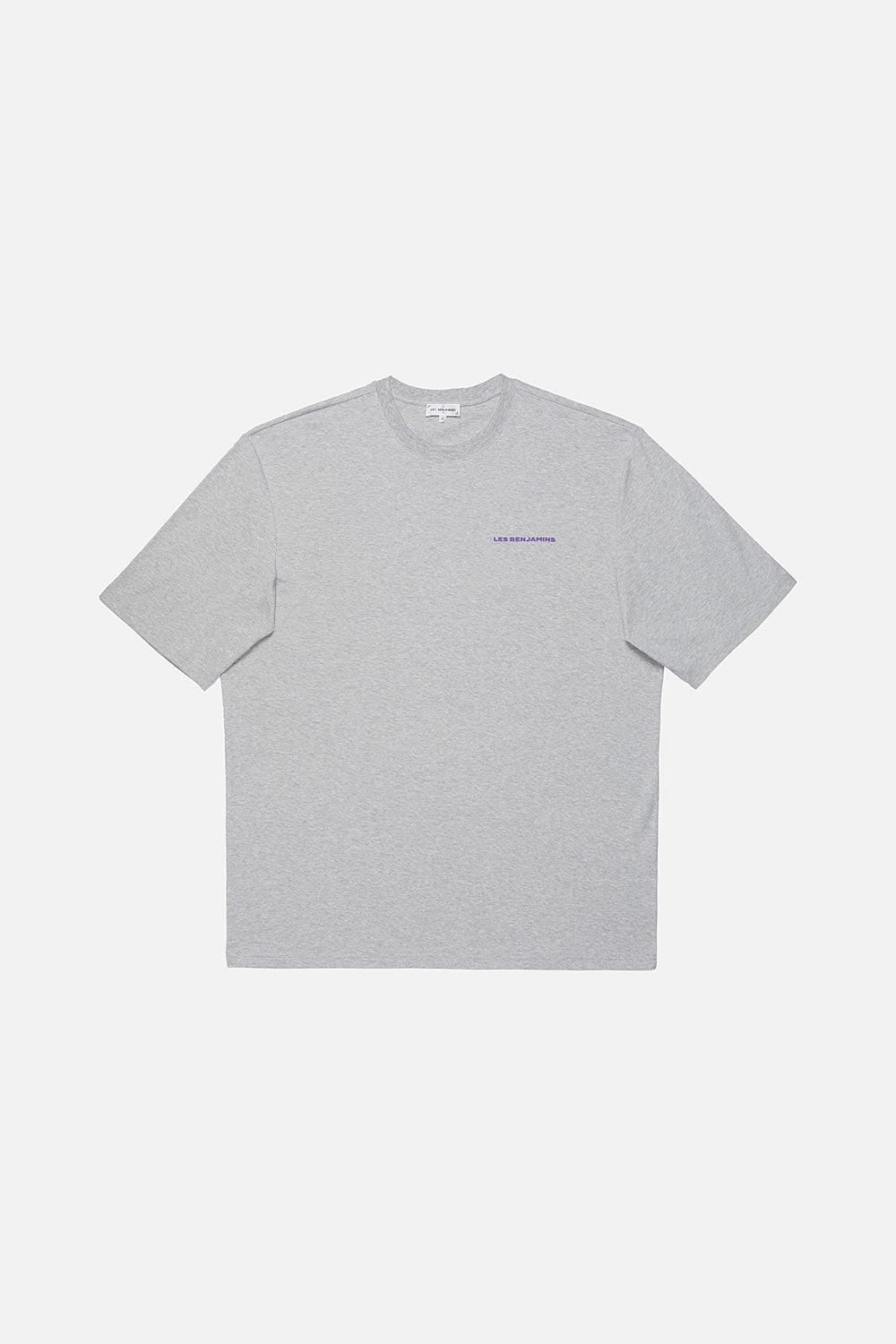 Les Benjamins-Men Oversized Tee 003 - Light Grey-T-Shirts-3-Milagron.com