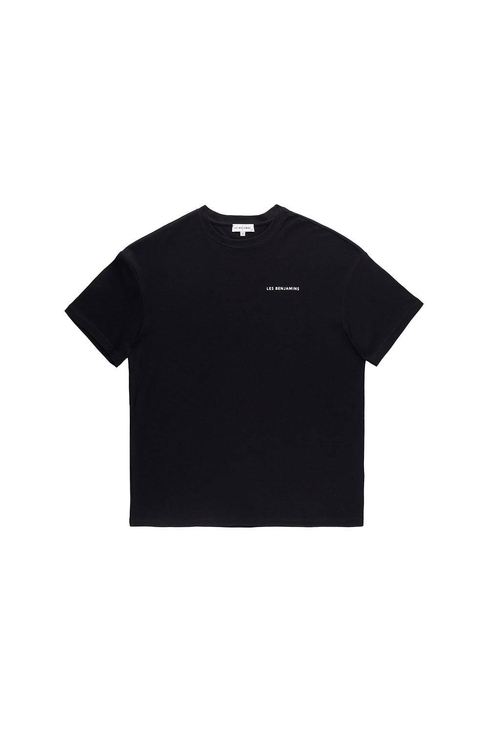 Les Benjamins-Oversized Tee 001 - Black-T-Shirts-2-Milagron.com