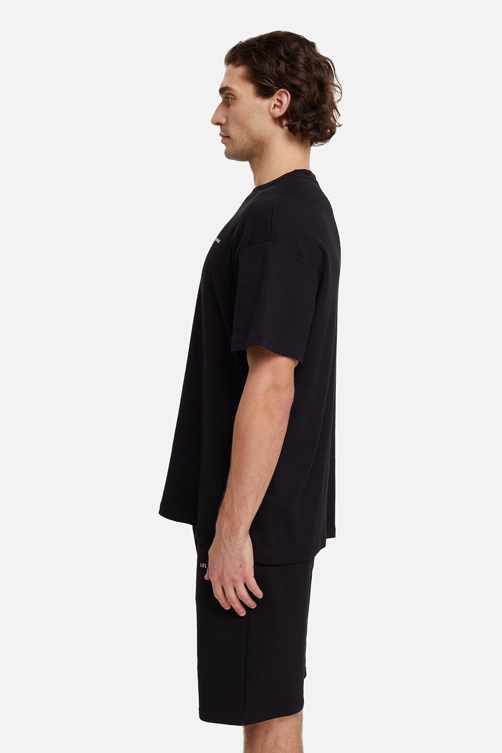 Les Benjamins-Oversized Tee 001 - Black-T-Shirts-6-Milagron.com