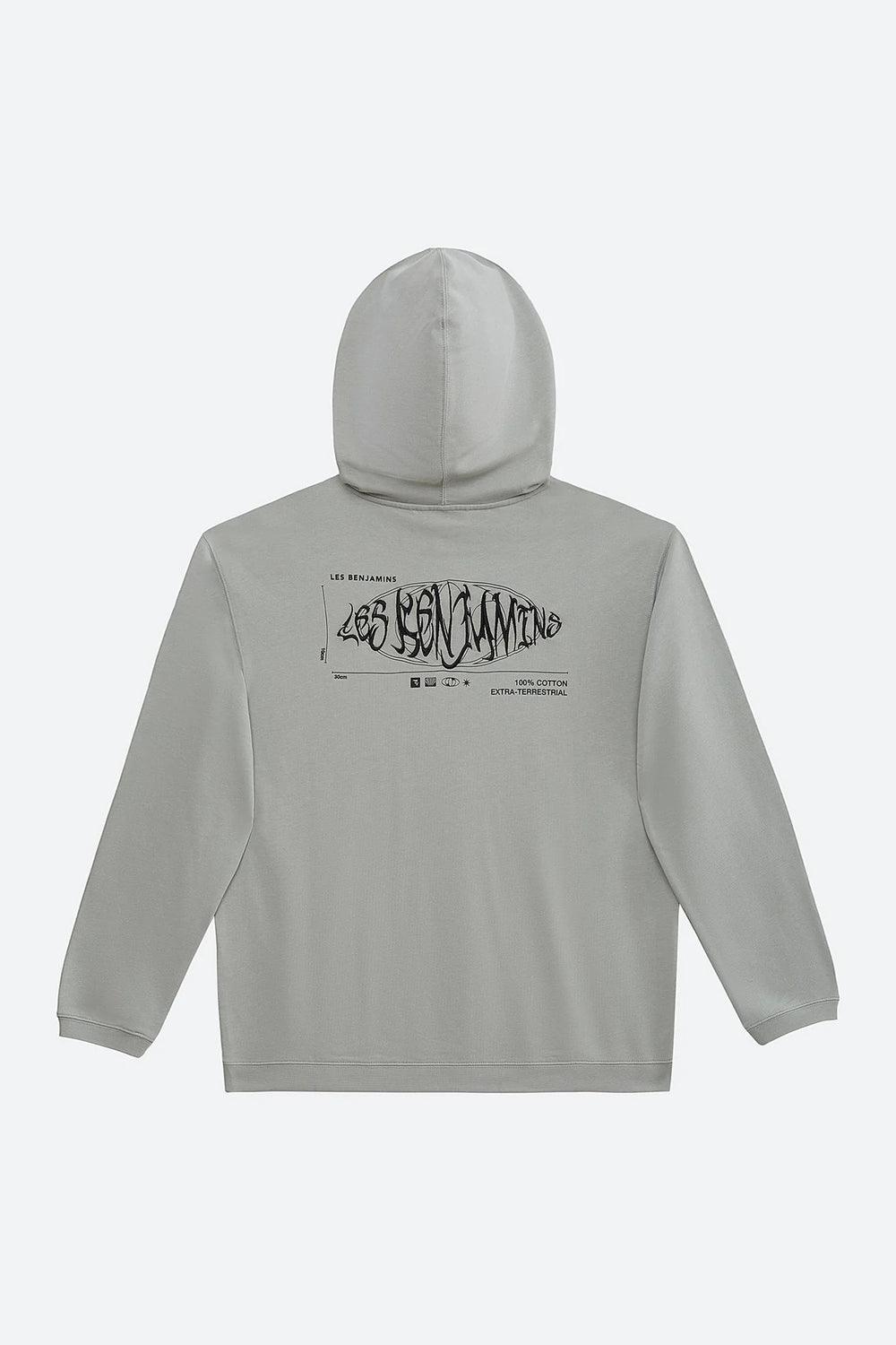 Les Benjamins-Relaxed Hoodıe 006-Sweatshirts & Hoodies-2-Milagron.com