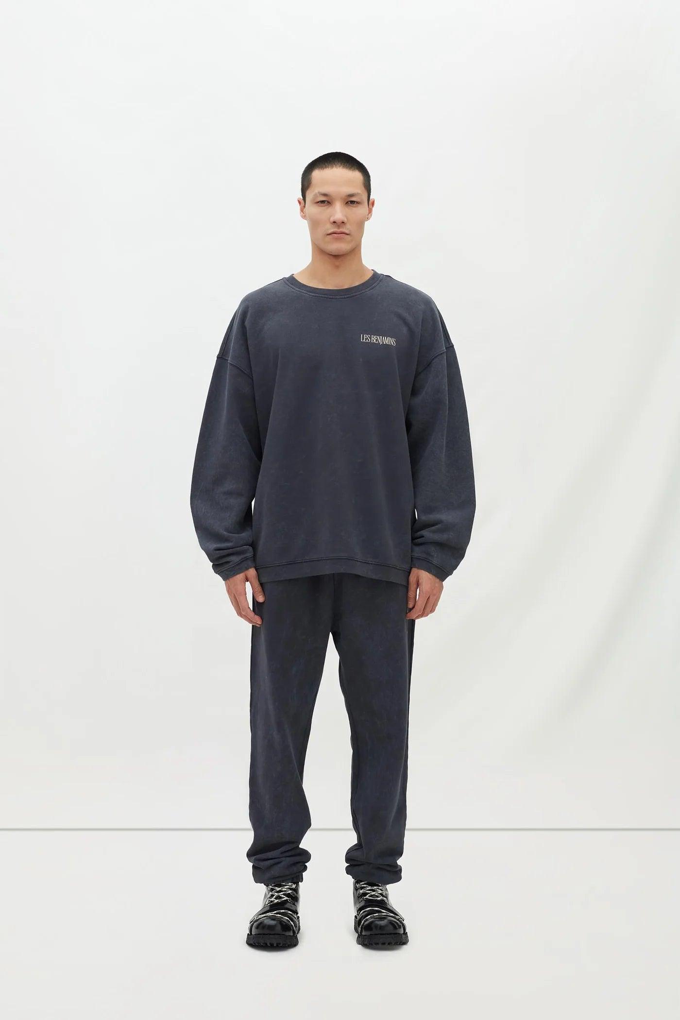 Les Benjamins-Relaxed Sweatshırt 001-Sweatshirts & Hoodies-5-Milagron.com