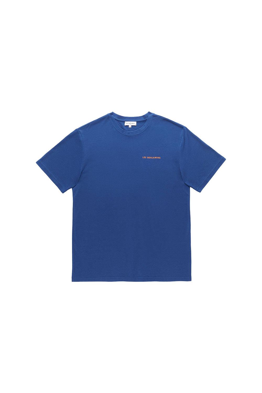 Les Benjamins-Short Sleeve Tee 007 - Navy-T-Shirts-2-Milagron.com