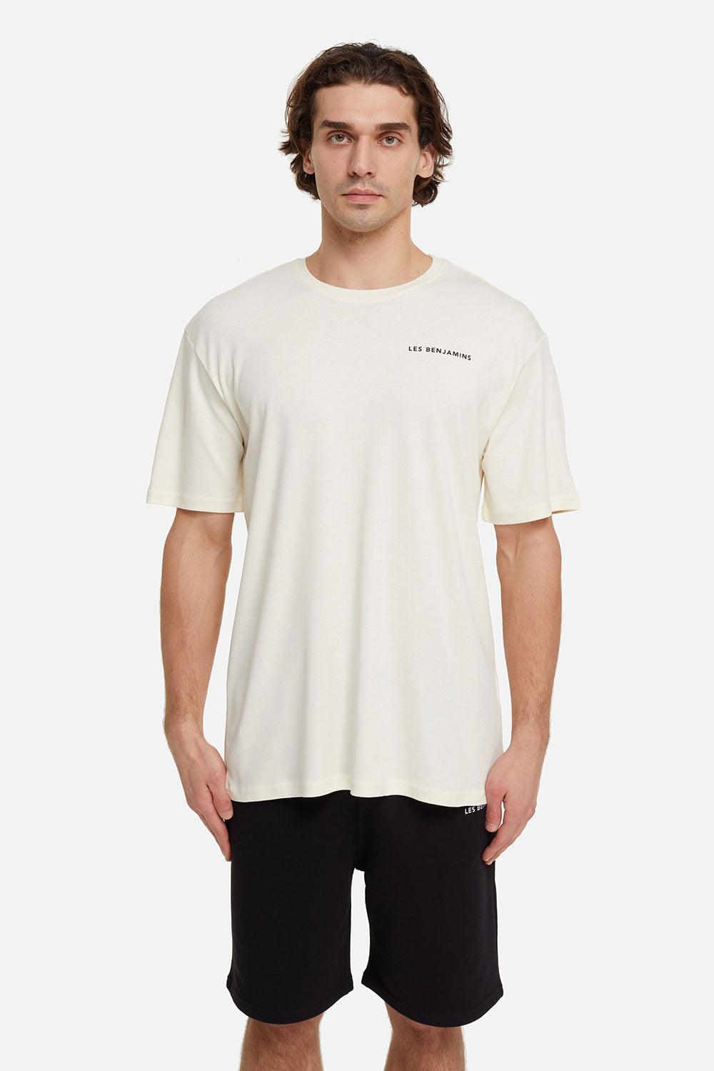 Les Benjamins-Short Sleeve Tee 009 - Off White-T-Shirts-1-Milagron.com