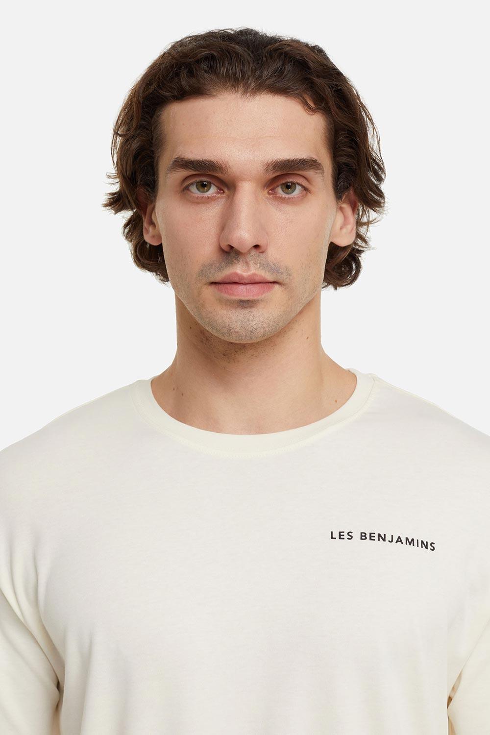 Les Benjamins-Short Sleeve Tee 009 - Off White-T-Shirts-3-Milagron.com