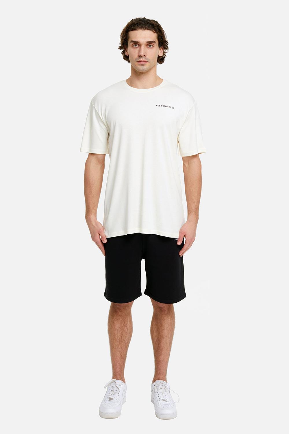 Les Benjamins-Short Sleeve Tee 009 - Off White-T-Shirts-4-Milagron.com