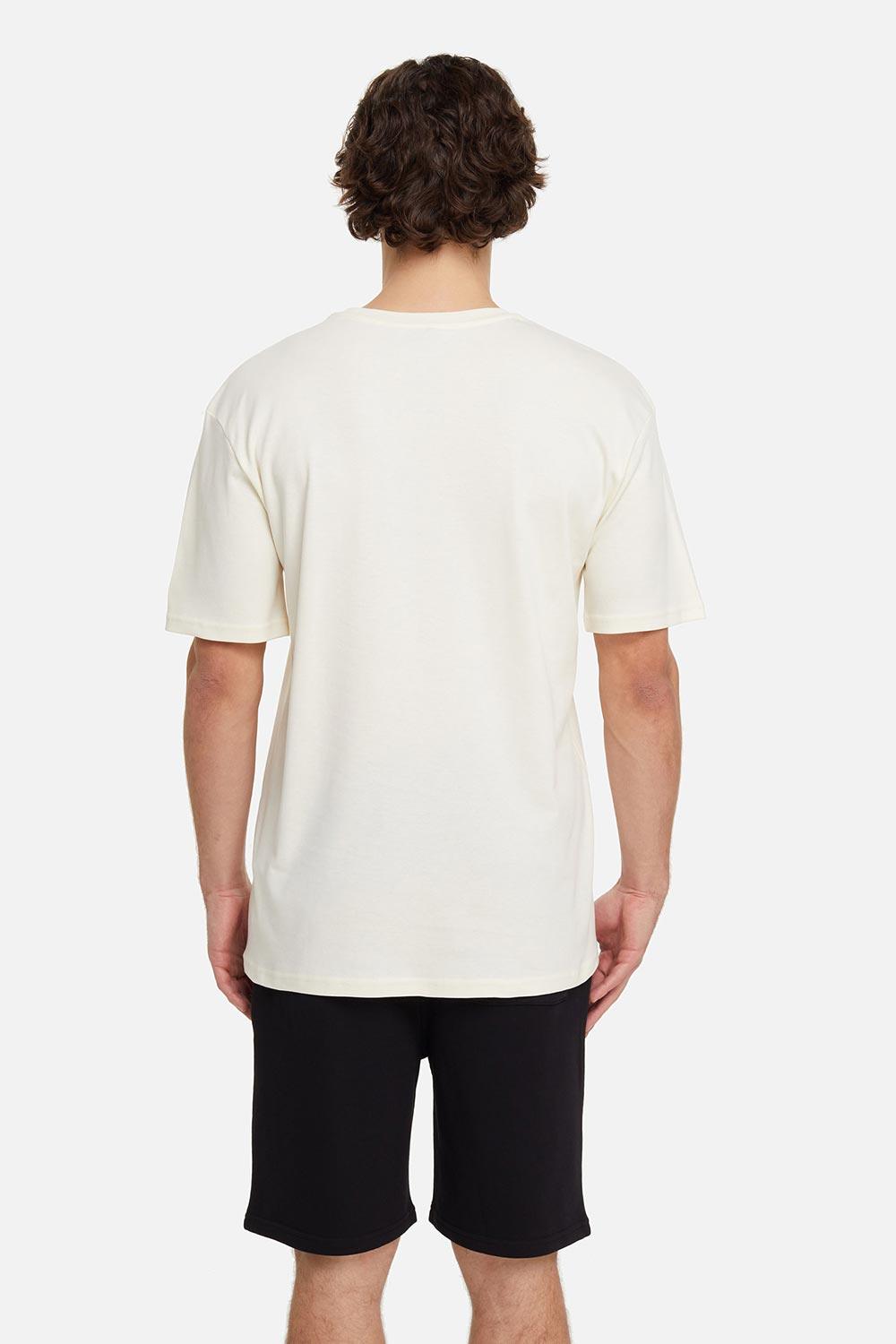 Les Benjamins-Short Sleeve Tee 009 - Off White-T-Shirts-5-Milagron.com