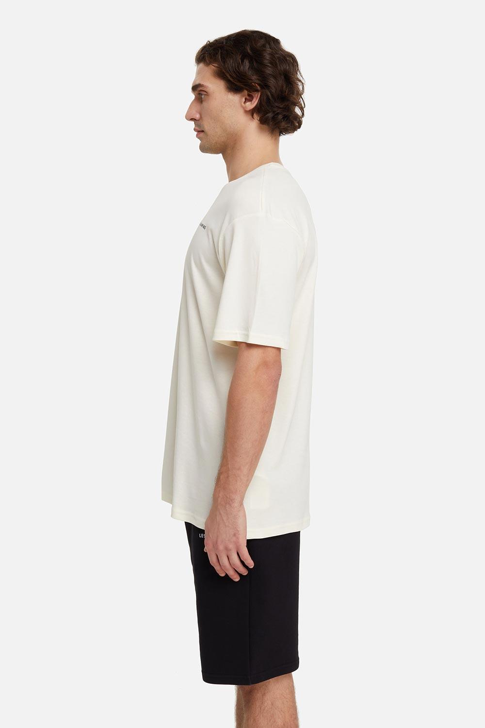 Les Benjamins-Short Sleeve Tee 009 - Off White-T-Shirts-6-Milagron.com