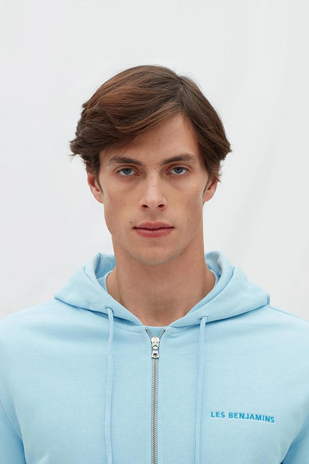 Les Benjamins-Zip Hoodie 303-Sweatshirts & Hoodies-6-Milagron.com