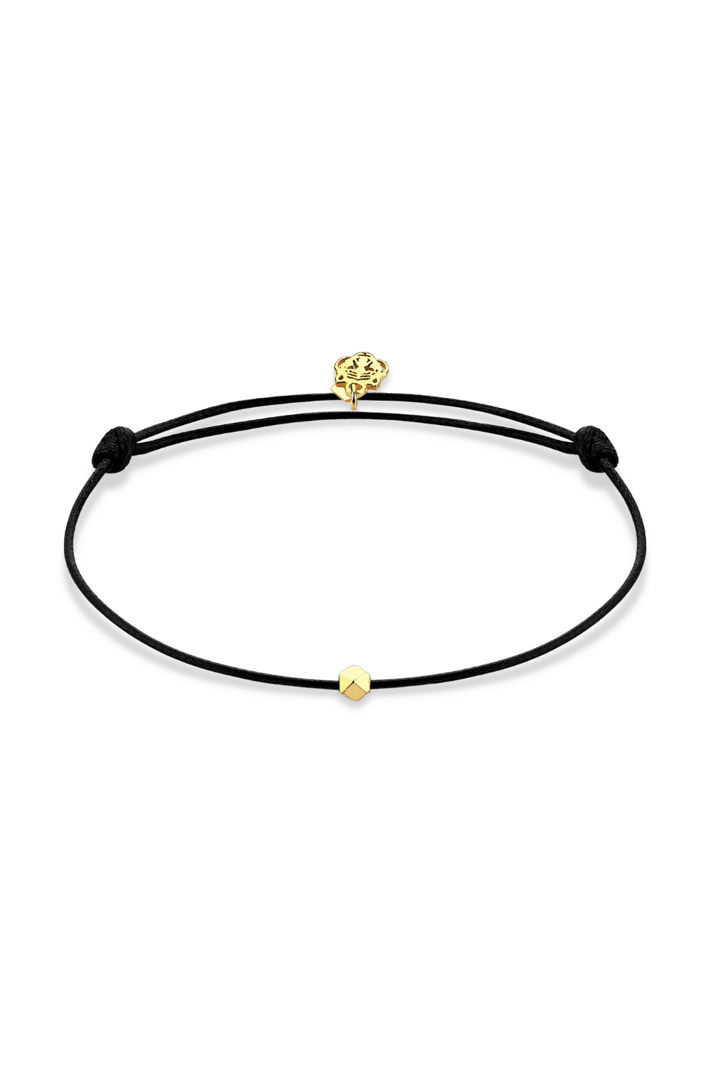 Les Tigres-14 Ayar Altın Siyah Bileklik-Bileklik-1-Milagron.com