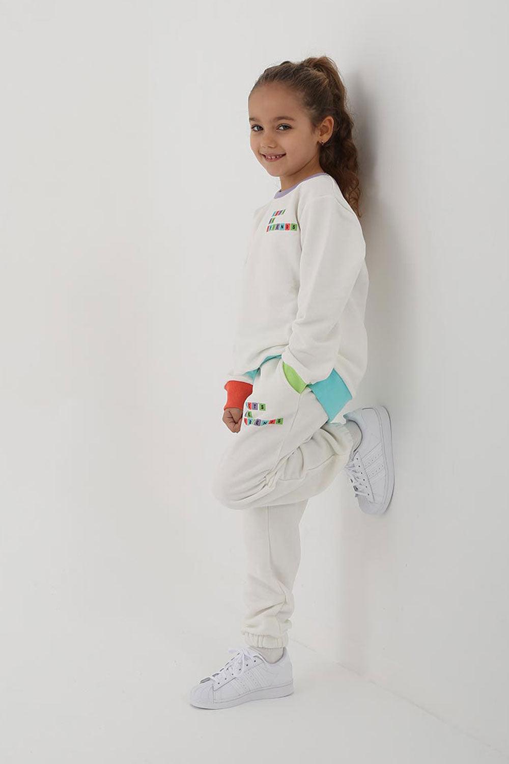 Let's Be Friends-Sweatshirt - Ekru-Sweatshirts & Hoodies-3-Milagron.com