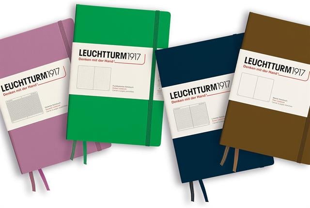 Leuchtturm 1917-2025 Colors Orta Boy (A5), Sert Kapak, 251 Sayfa, Çizgili Defter Dusty Rose 372186-Defter-2-Milagron.com
