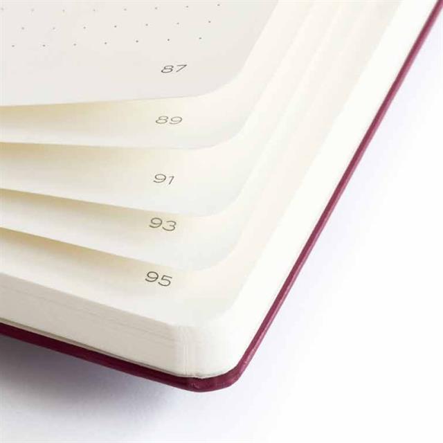 Leuchtturm 1917-Leuchtturm1917 Bauhaus Serisi Not Defteri, Orta Boy (A5), Sert Kapak, 251 Sayfa Gri Noktalı Defter Lemon 359620-Noktalı-8-Milagron.com