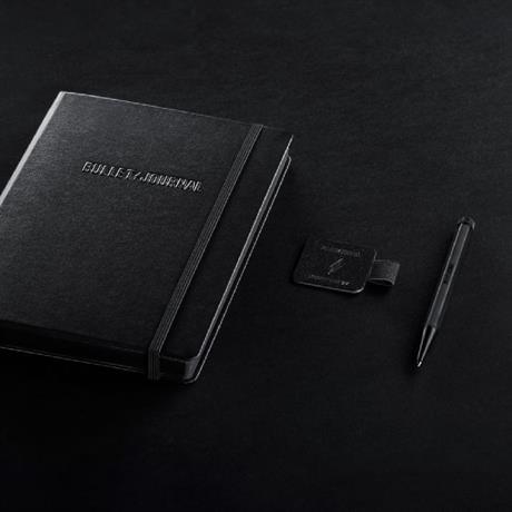 Leuchtturm 1917-Leuchttrum 1917 Bullet Journal All Black Stealth Collector's Set Limited Edition Kalem, Defter Ve Kitap Ayracı 369716-Hediye Seti-4-Milagron.com
