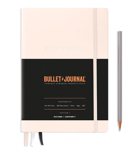 Leuchtturm 1917-Leuchtturm 1917 Bullet Journal Edition 2 A5 Sert Kapak 240 Noktalı Sayfalar Blush 363573-Noktalı-1-Milagron.com