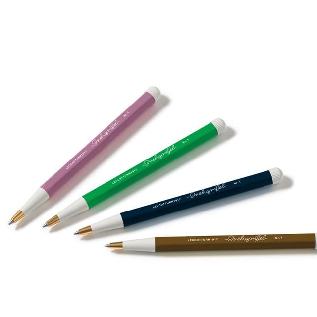 Leuchtturm 1917-Drehgriffel Nr. 1, Siyah Mürekkepli Jel Kalem, Deep Sea 372218-Jel Kalem-4-Milagron.com