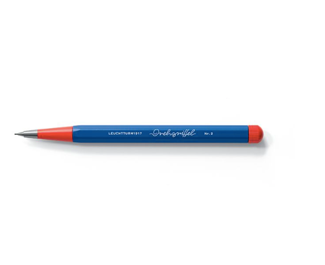 Leuchtturm 1917 X Bauhaus Drehgriffel Nr.2 Mekanik Uçlu Kalem Royal Blue/Red 371285