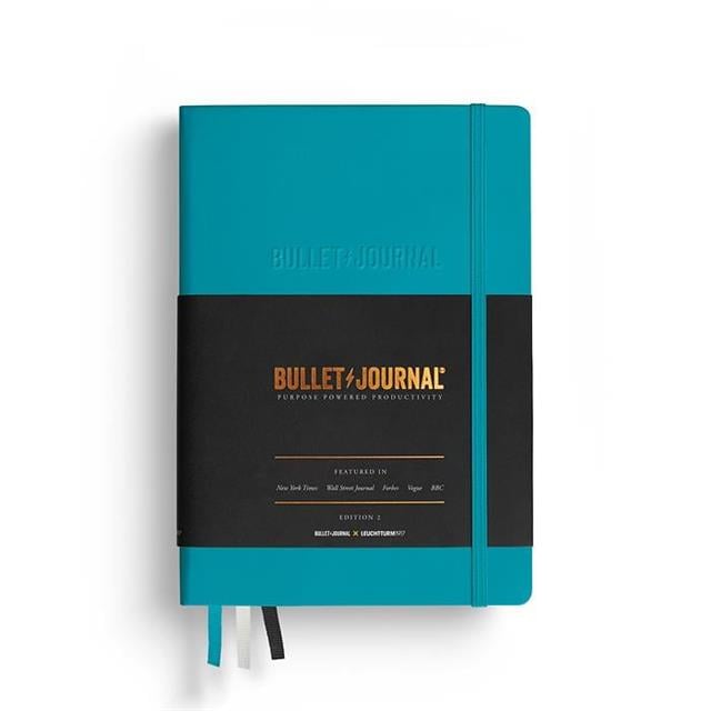 Leuchttrum 1917 Bullet Journal Collector'S Set Limited Edition Kalem, Defter Ve Kitap Ayracı Turquoise25 373291