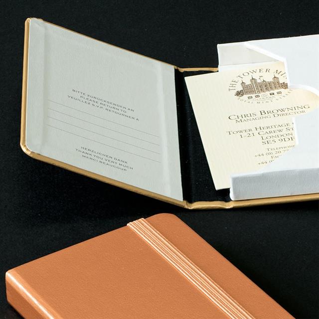 Leuchtturm 1917-Leuchttrum 1917 Defter Görünümlü Kartvizitlik Copper 355542-Kartvizitlik-2-Milagron.com