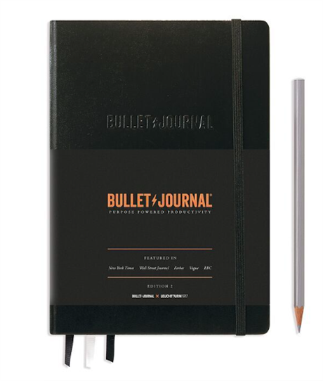 Leuchtturm 1917-Leuchtturm 1917 Bullet Journal Edition 2 A5 Sert Kapak 240 Noktalı Sayfalar Siyah 363572-Defter-1-Milagron.com
