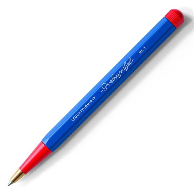 Leuchtturm 1917-Leuchtturm 1917 X Bauhaus Edition Drehgriffel Blue / Red Ballpoint Pen Tükenmez Kalem 366203-Tükenmez Kalem-1-Milagron.com