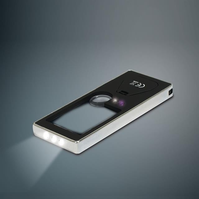 Leuchtturm 1917-Leuchtturm Cep Büyüteçi "5 In 1", 10 X Büyüten (+2,5x), Led'l I Işıkları Ile (Ref. No.: Lu339919)-Büyüteç-2-Milagron.com