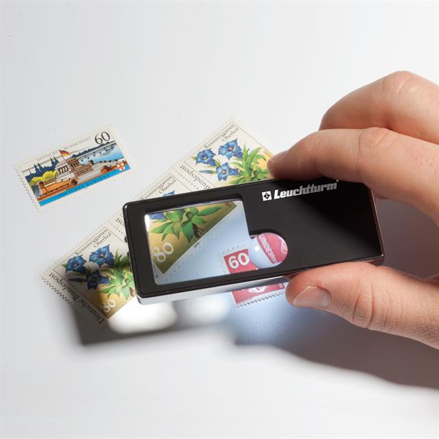 Leuchtturm 1917-Leuchtturm Cep Büyüteçi "5 In 1", 10 X Büyüten (+2,5x), Led'l I Işıkları Ile (Ref. No.: Lu339919)-Büyüteç-4-Milagron.com