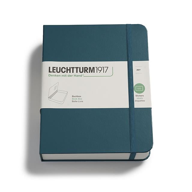 Leuchtturm 1917-Leuchtturm1917 Book Box Kitap Kutusu Pacific Green 361662-Özel Kutular-1-Milagron.com